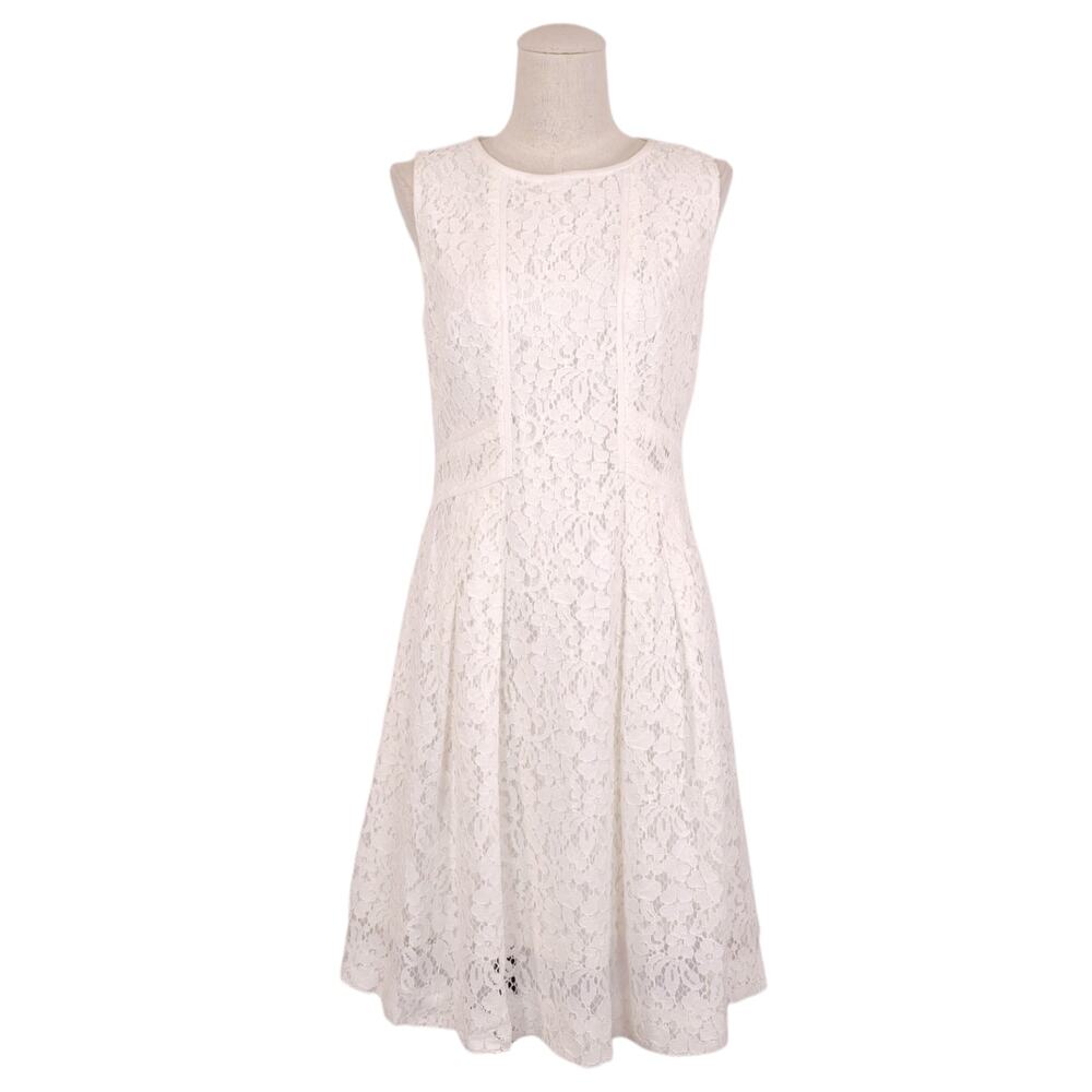 Lauren Ralph Lauren Lace Dress White Sz 6P